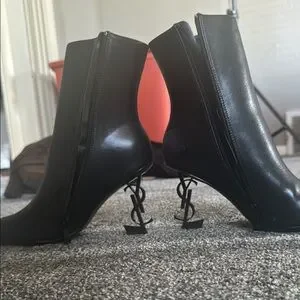 Black Designer Ankle Boots